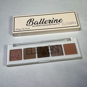 Eleman Eyeshadow 5 Pan Ballerine Palette Matte Shimmer Pink Nude Wet Dry New